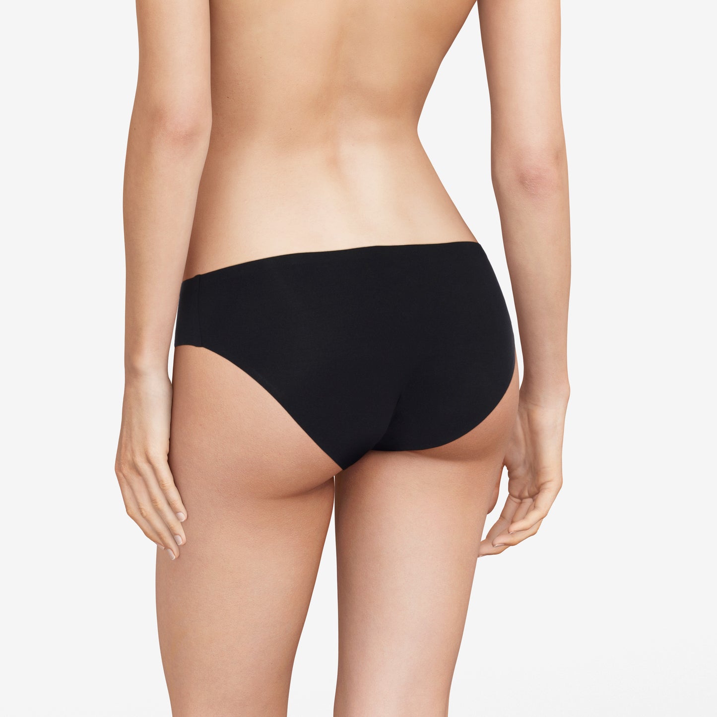 Pretty Things Chantelle Soft Stretch High Leg Black Brief - Underwear Specialists