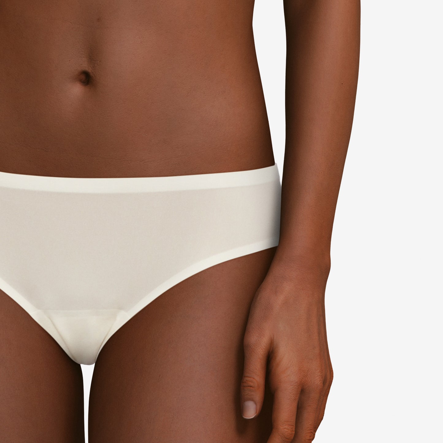 Pretty Things Chantelle Soft Stretch High Leg Nude Brief - Underwear Specialists