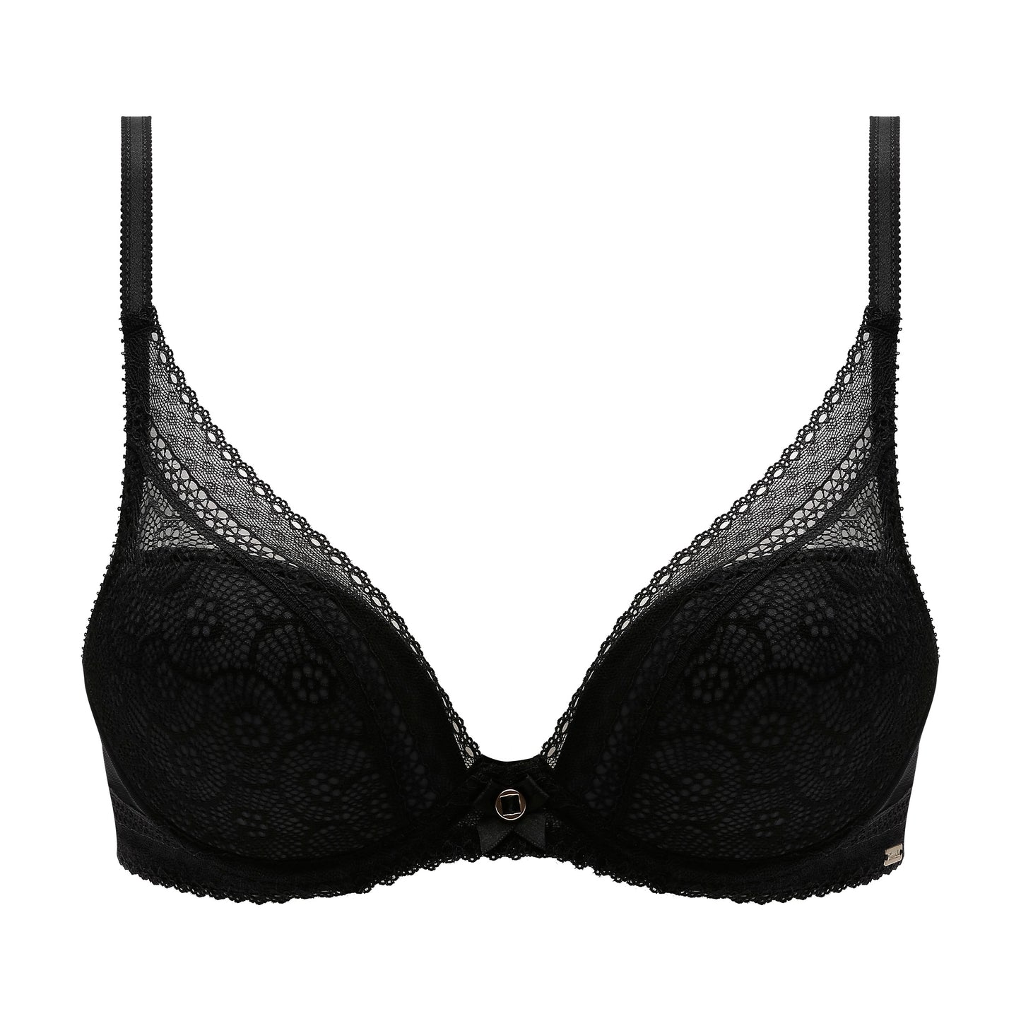 Pretty Things Chantelle Festivities Lace Plunge Bra - Underwear Specialists