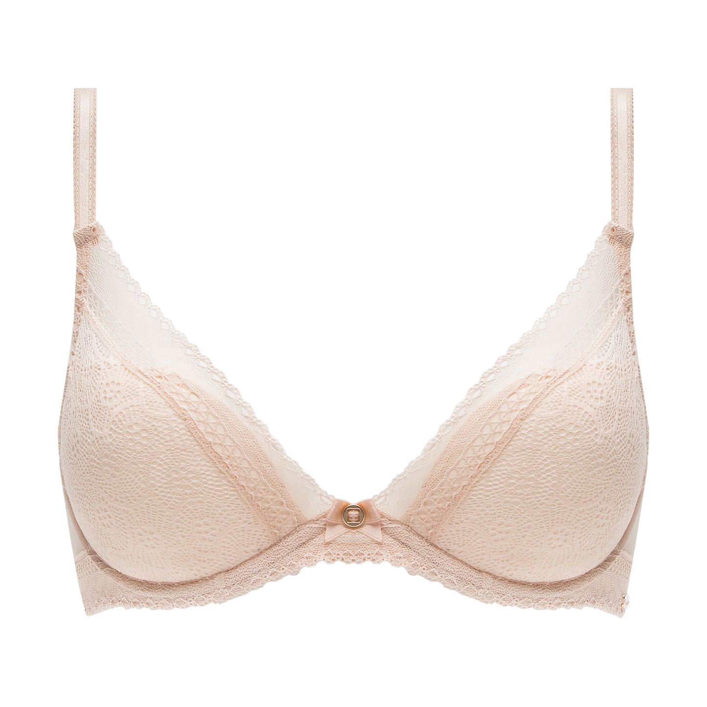 Pretty Things Chantelle Festivities Lace Plunge Bra - Underwear Specialists