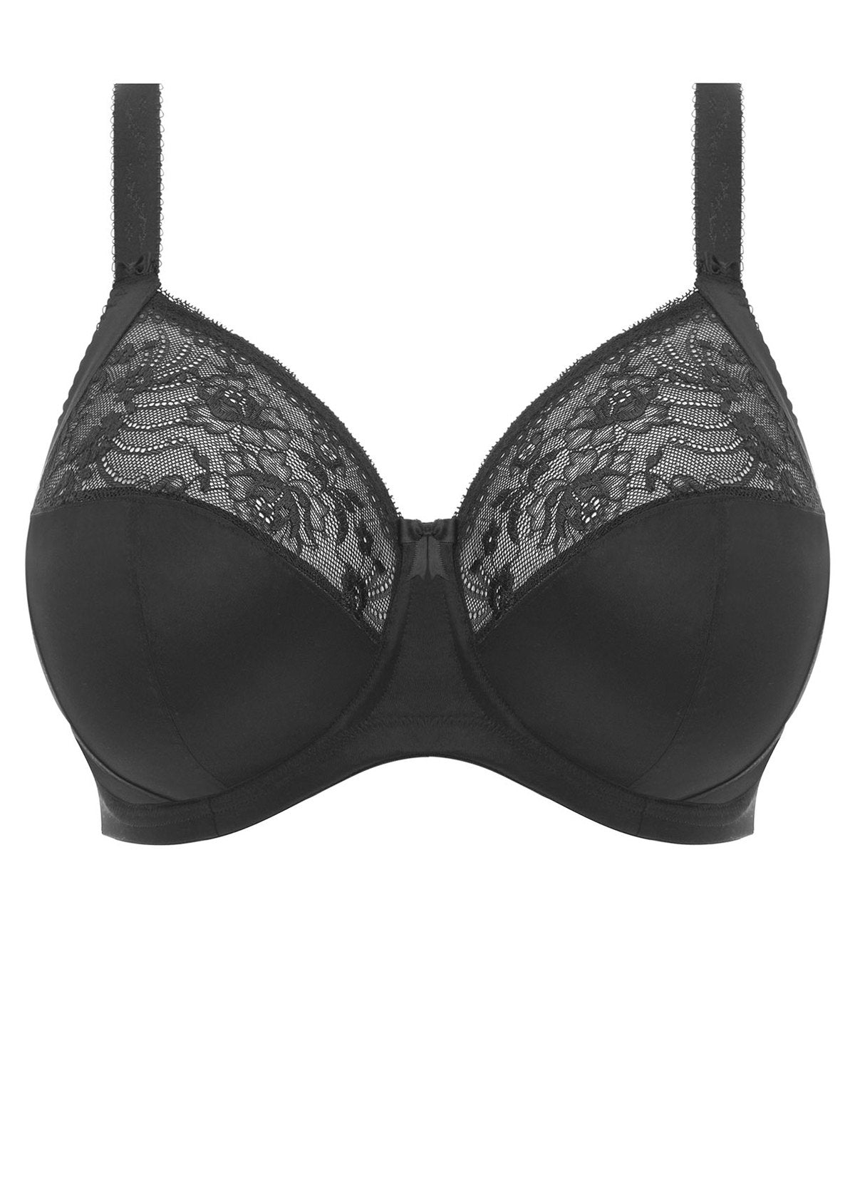 Pretty Things Elomi Morgan Full Cup Support Black Bra - Underwear Specialists 