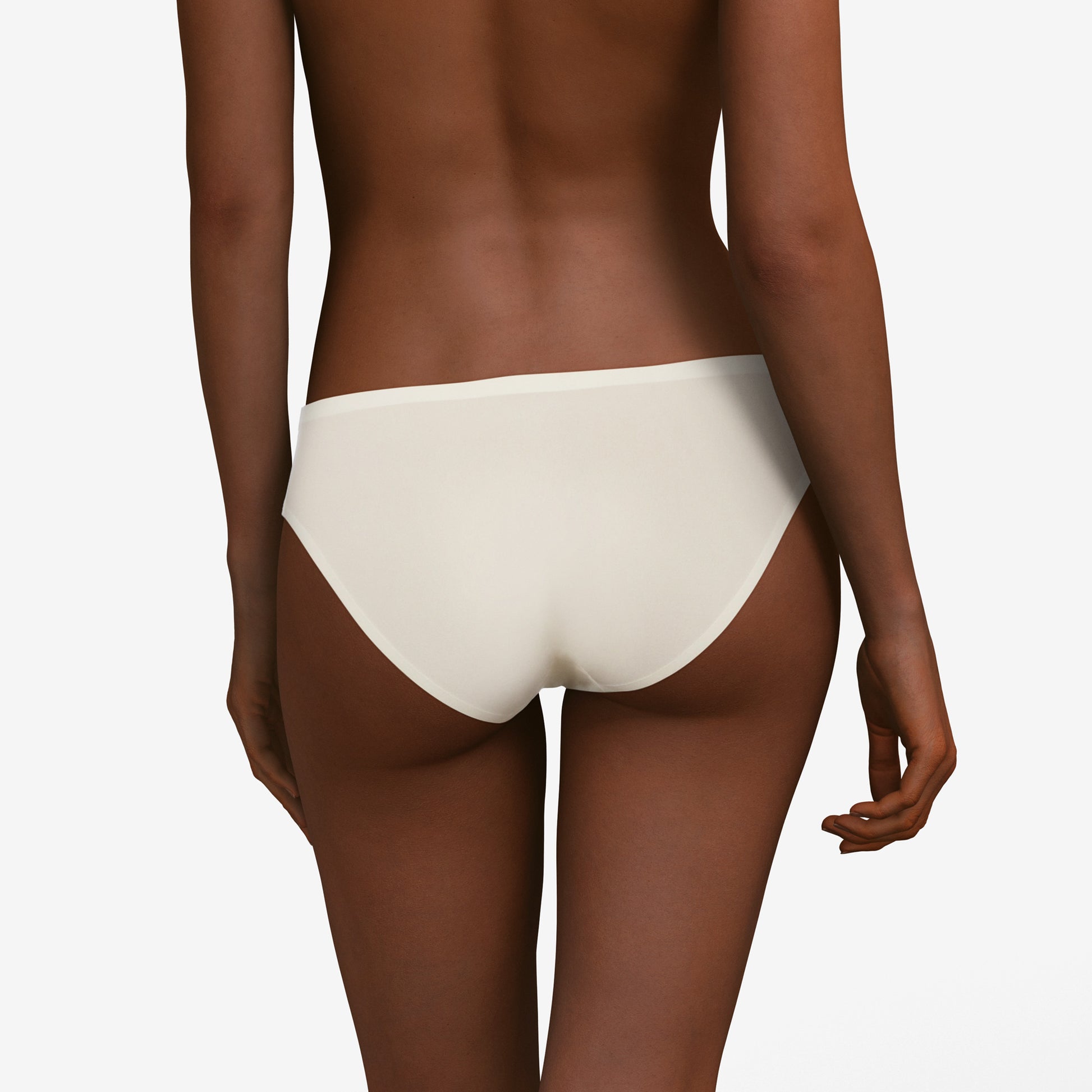 Pretty Things Chantelle Soft Stretch High Leg Nude Brief - Underwear Specialists 