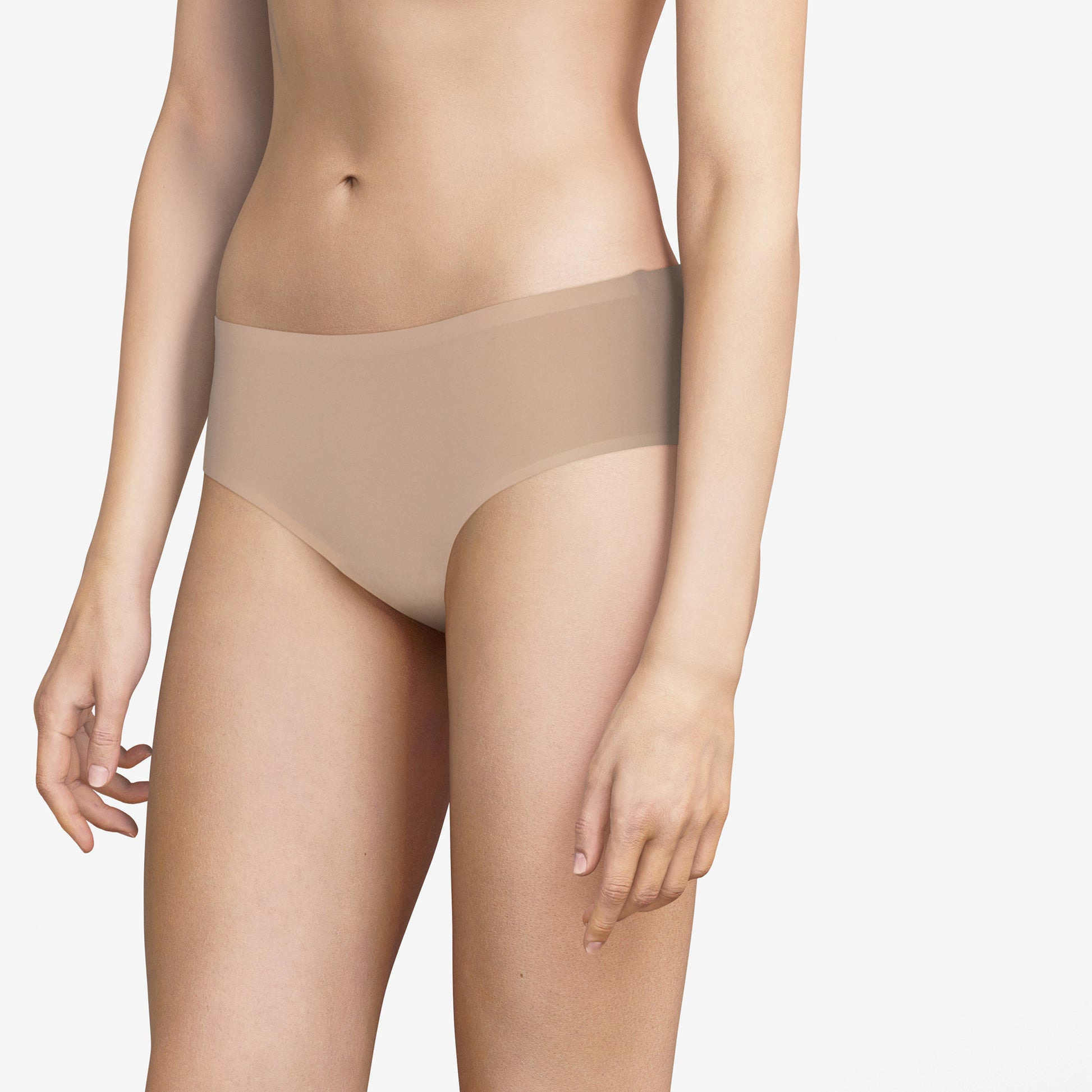 Pretty Things Chantelle Soft Stretch Nude Shorty - Underwear Specialists 