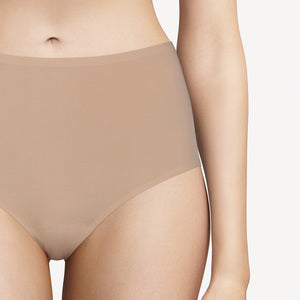 Pretty Things Chantelle Soft Stretch High Waist Nude Brief - Underwear Specialists 