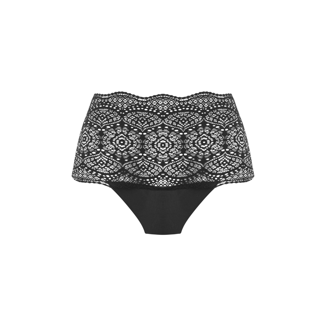 Pretty Things Fantasie Lace Ease Black Brief - Underwear Specialists