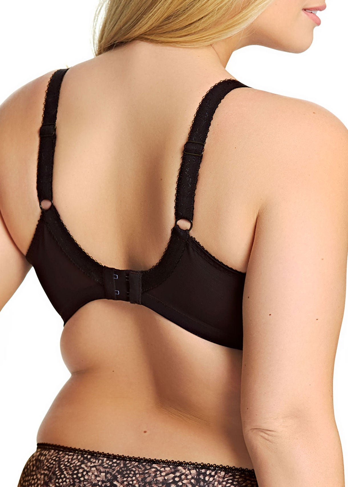 Pretty Things Elomi Morgan Full Cup Support Black Bra - Underwear Specialists