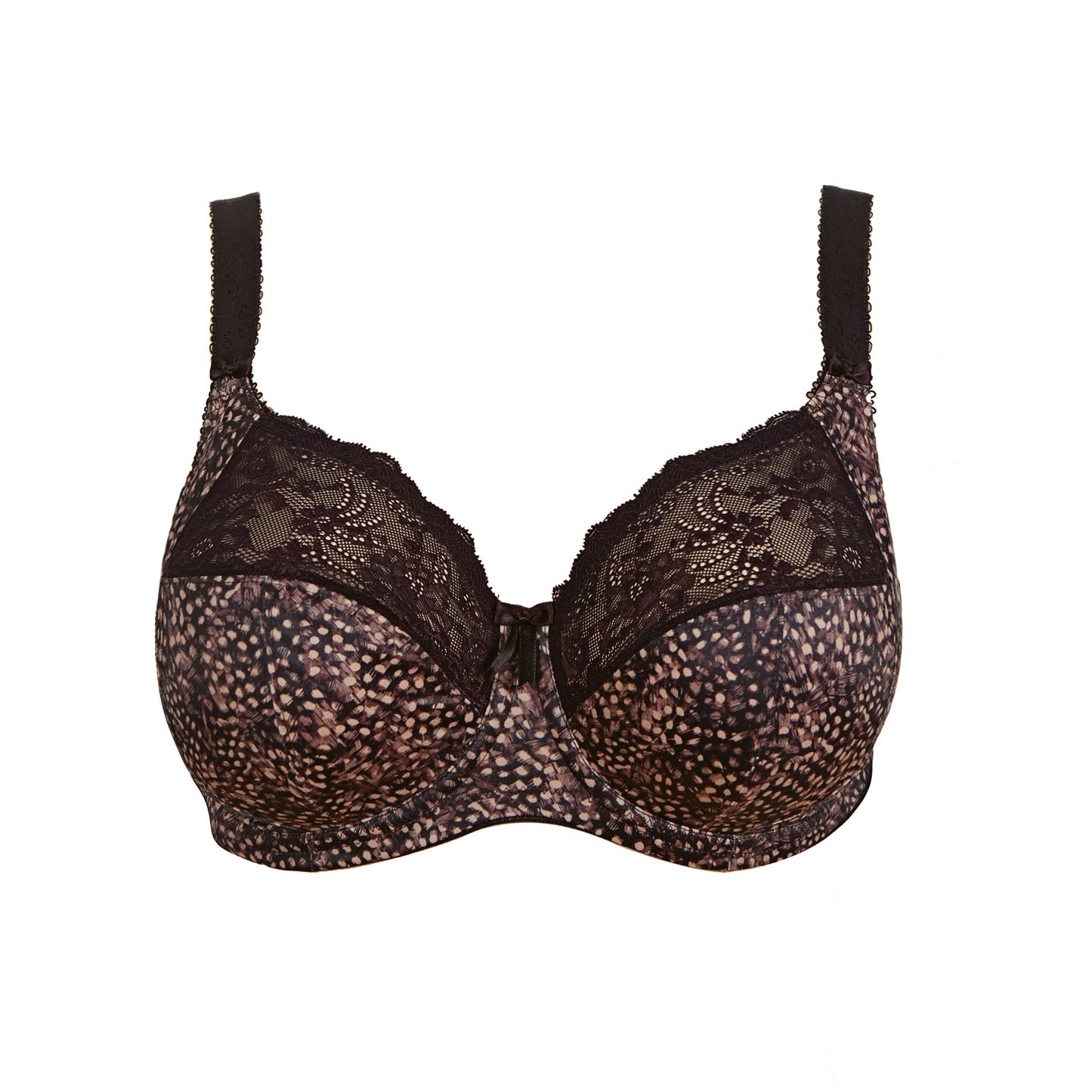 Pretty Things Elomi Morgan Full Cup Support Black Bra - Underwear Specialists